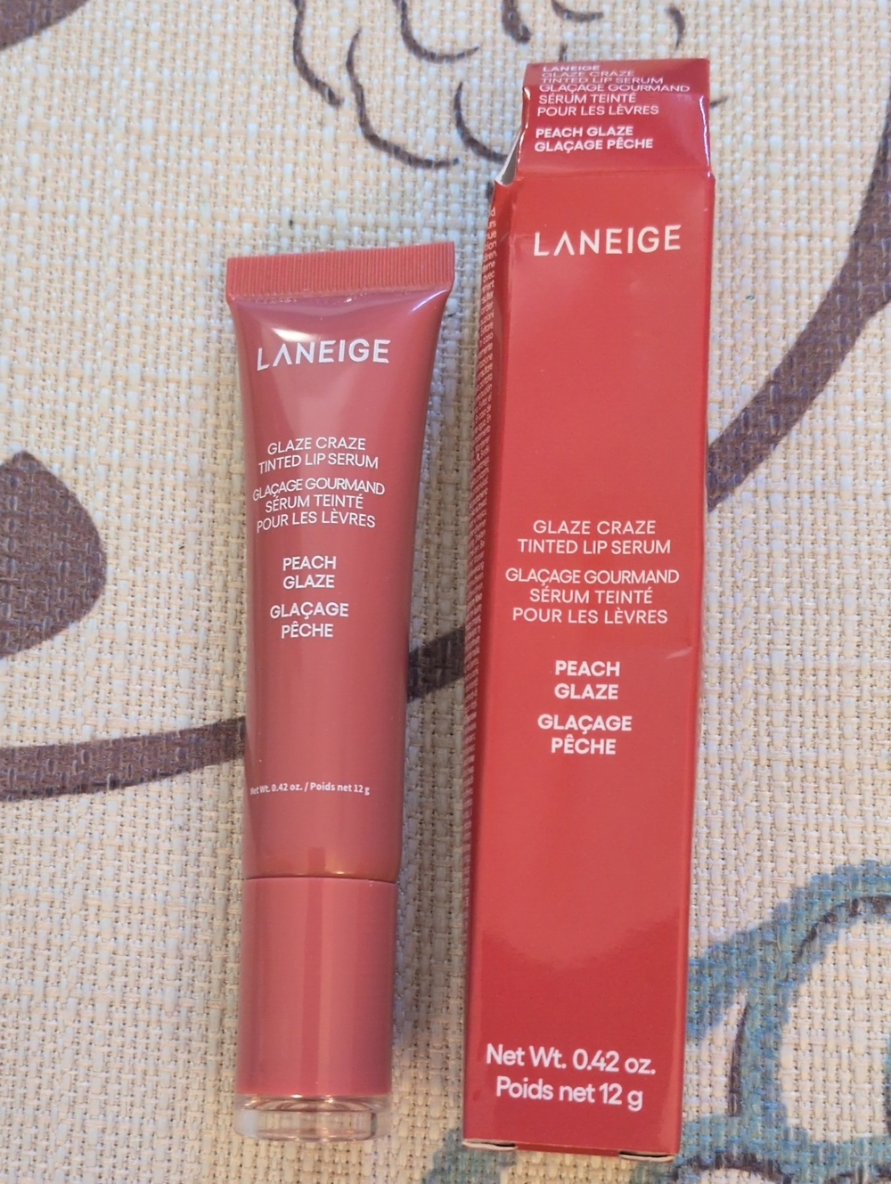 LANEIGE Glaze Craze Tinted Lip Serum in Peach Glaze